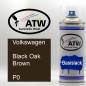 Preview: Volkswagen, Black Oak Brown, P0: 400ml Sprühdose, von ATW Autoteile West.